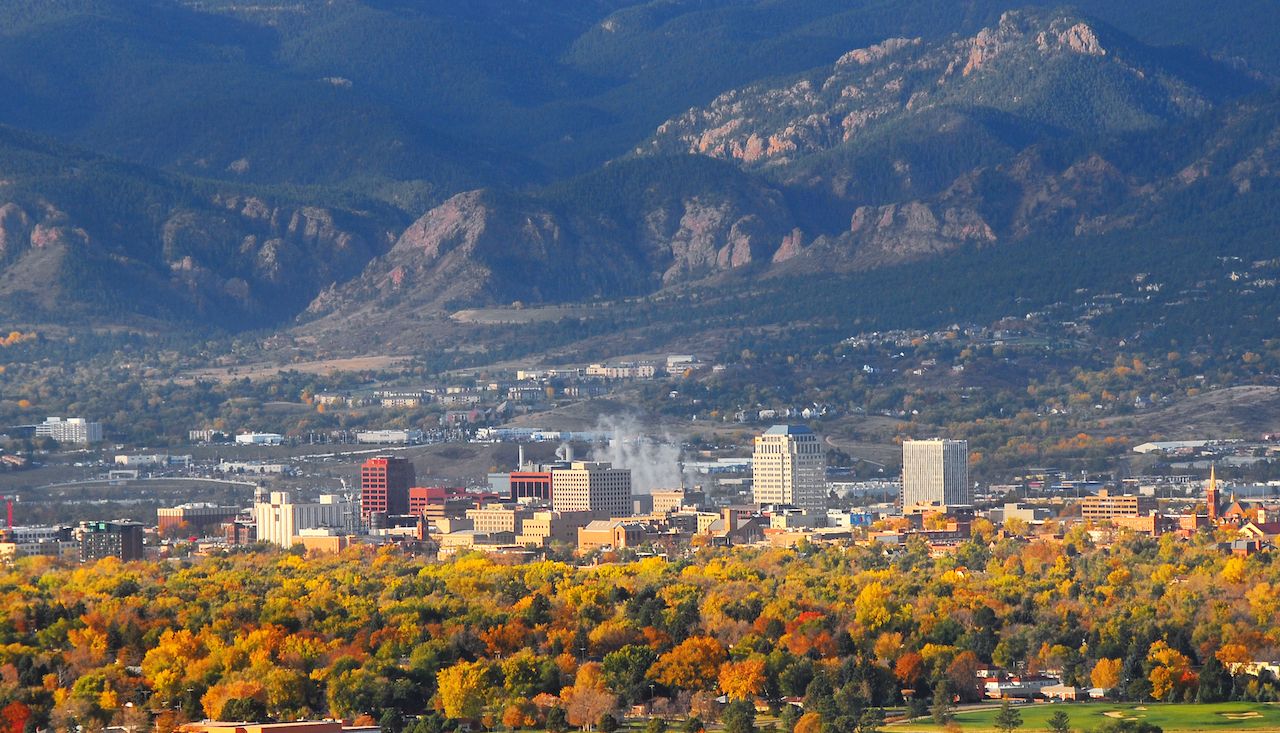 The mountains and foliage in Colorado Springs make it a great fall vacation destination