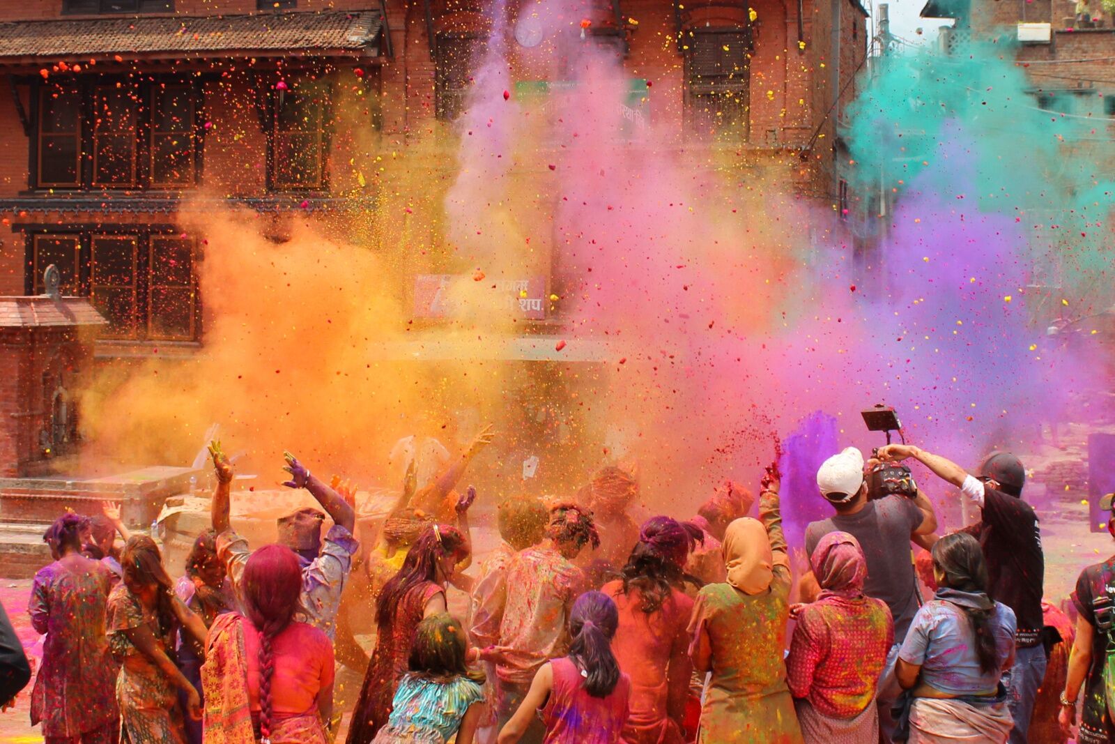 Things to do in Nepal -- attend the Holi Festival
