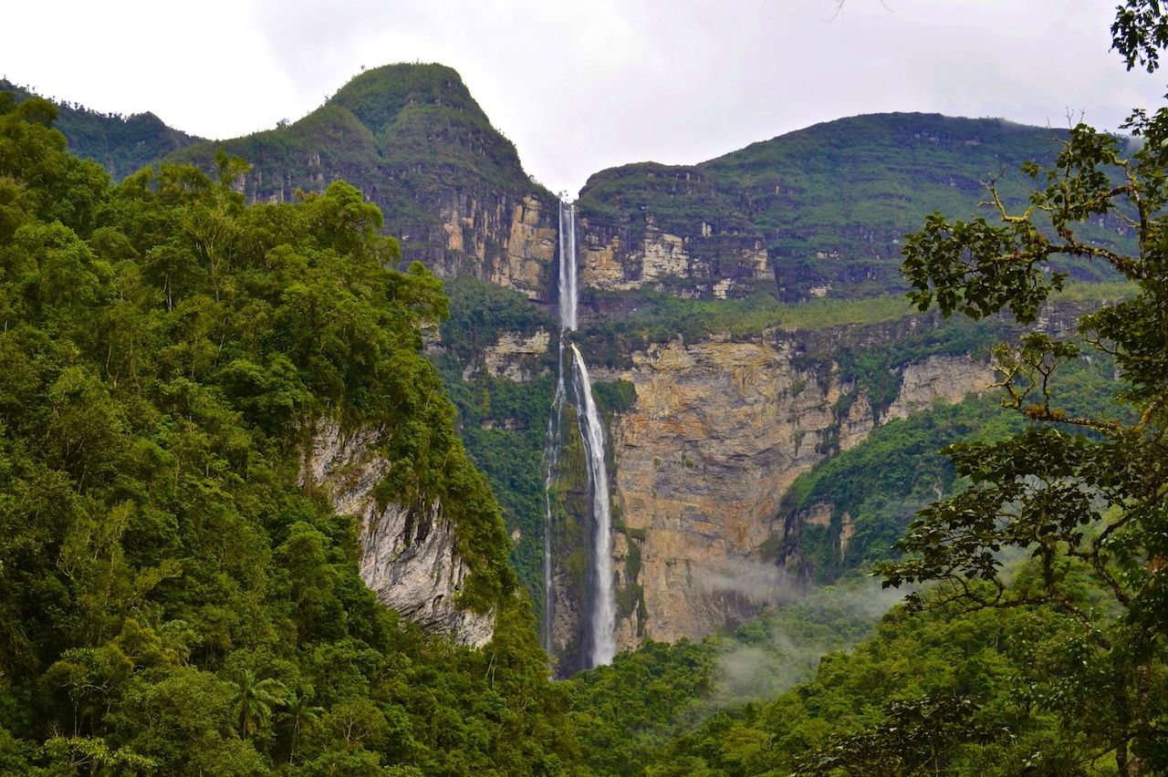  Gocta waterfall, 771m high. Chachapoyas, Amazonas, Peru instagrammed waterfall