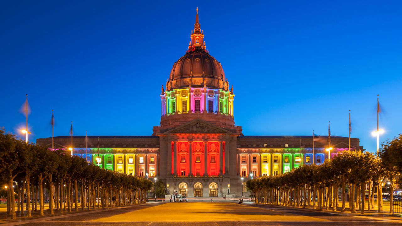 City Hall San Francisco Pride Month 2022