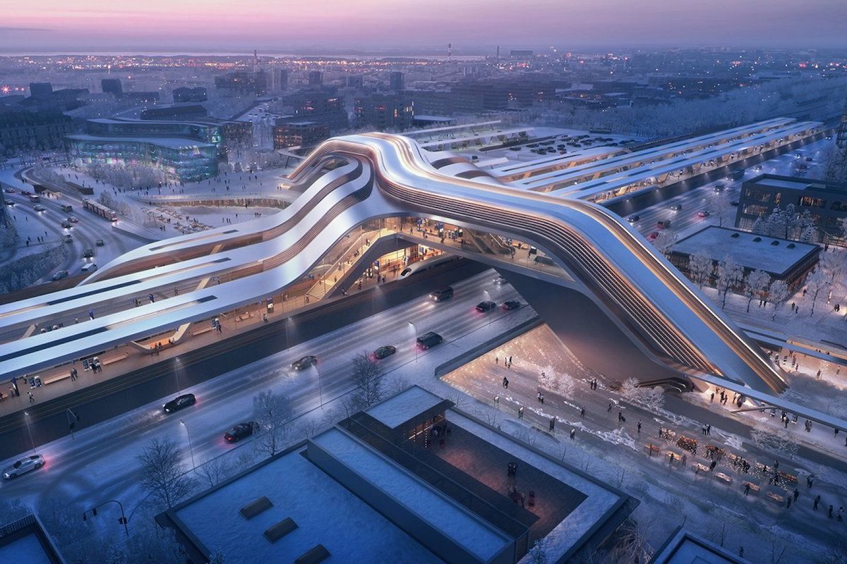 High Speed Railway Terminal In Tallinn High Speed Railway Terminal In Tallinn
