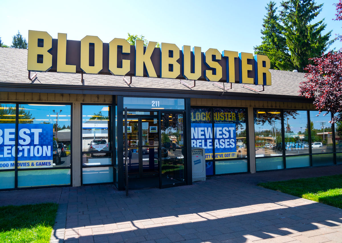 Blockbuster pop up in soho new york city