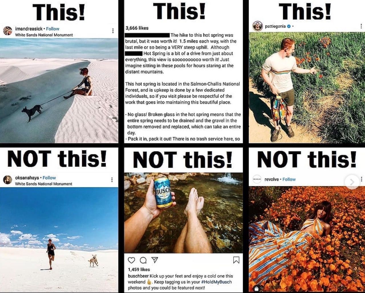 Controversial Instragram Posts Public Lands Hate You Instagram Account to Release Blacklist of Influencers
