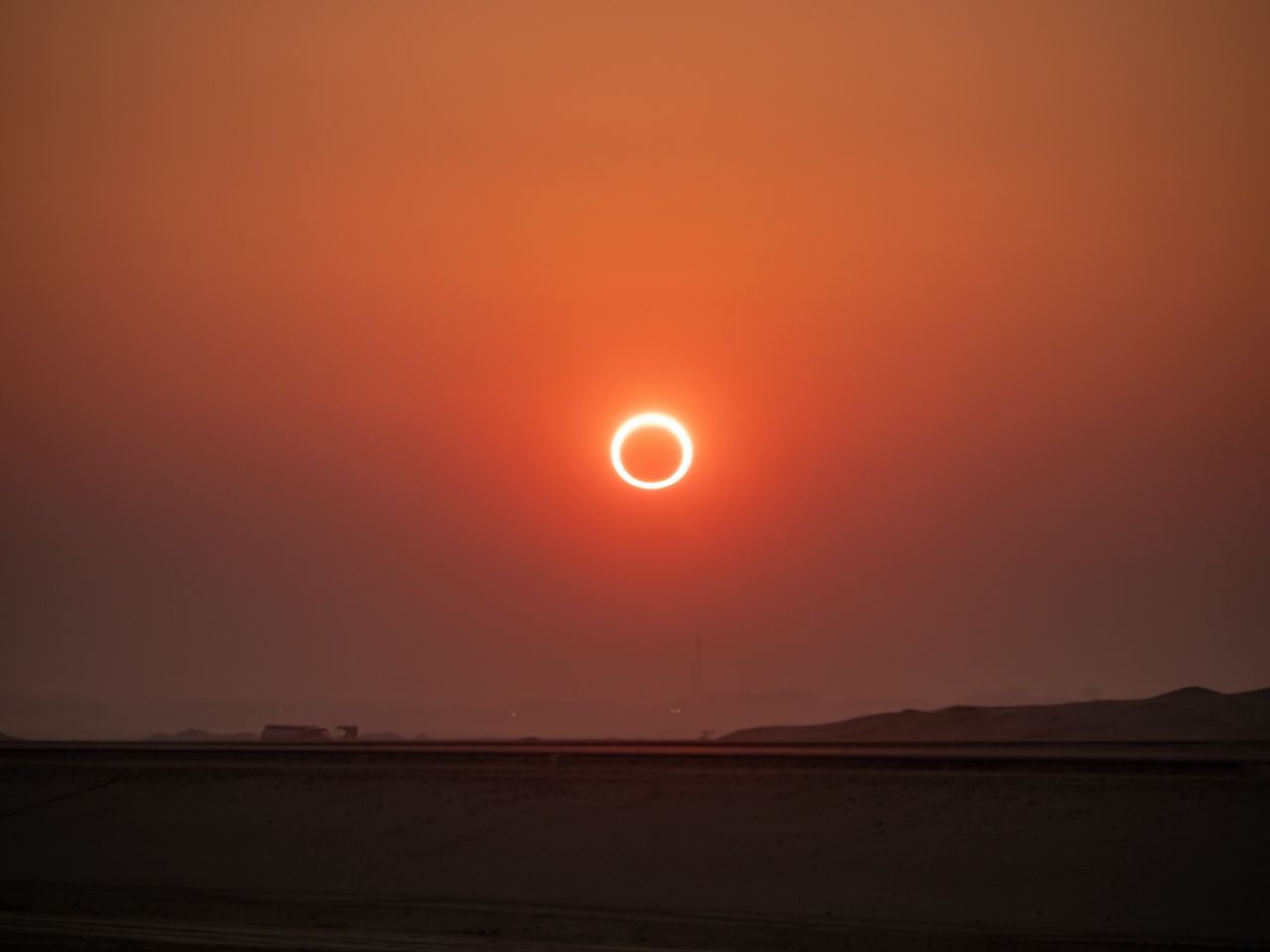 Solar eclipse, Saudi Arabia