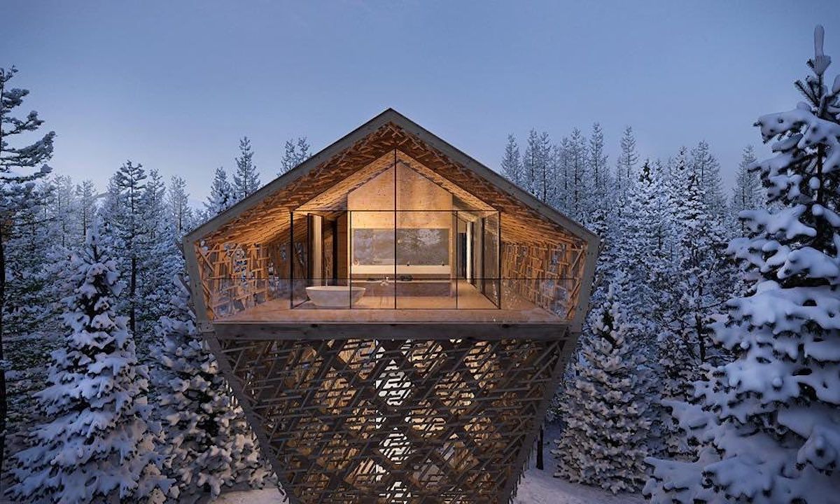 Austrian Luxury Treehouse Lodging