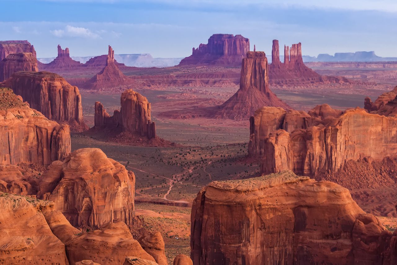 View from Hunts Mesa, Monument Valley, Arizona