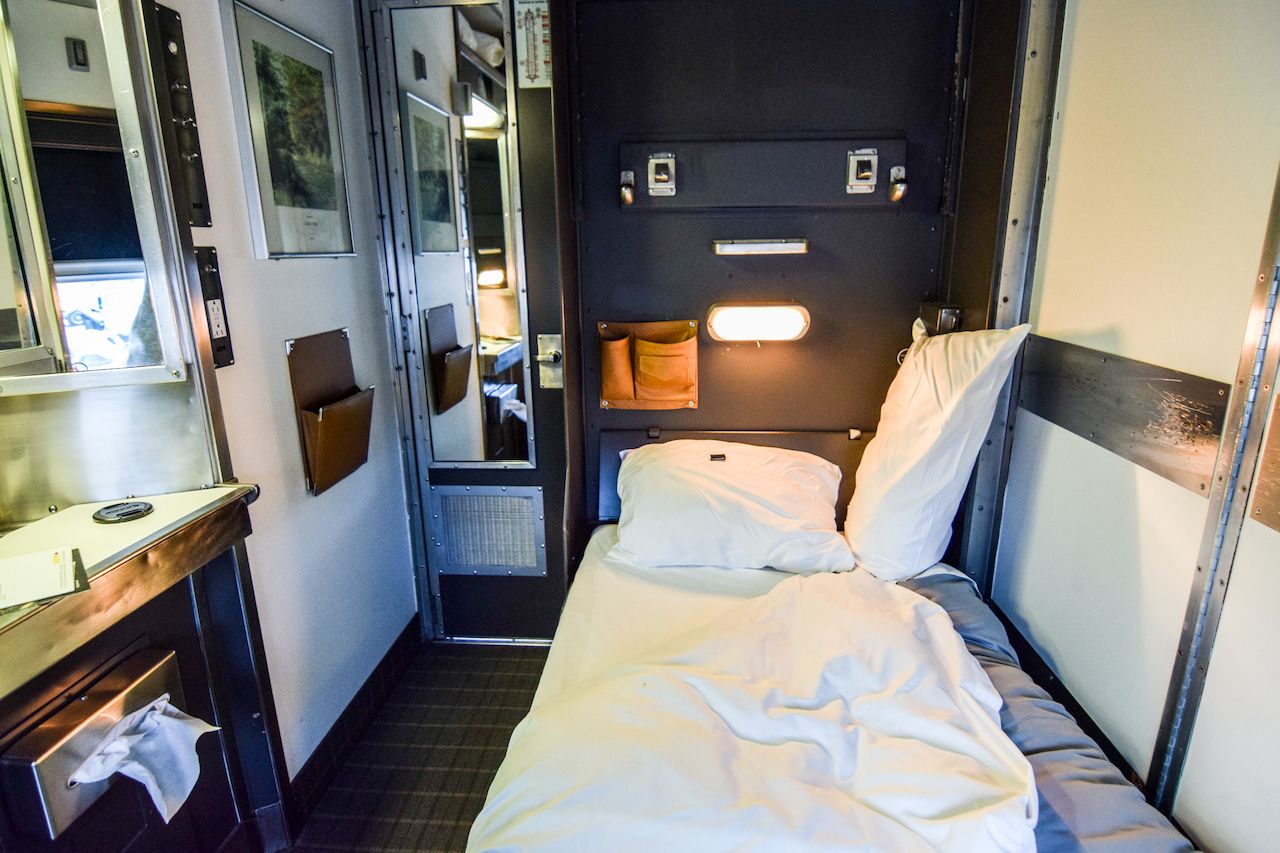 Accommodation on the Vancouver to Jasper train with Via Rail
