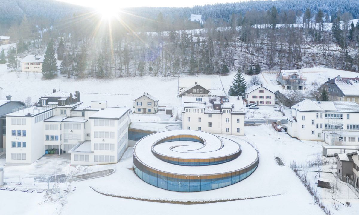 Spiral Glass Museum in Switzerland