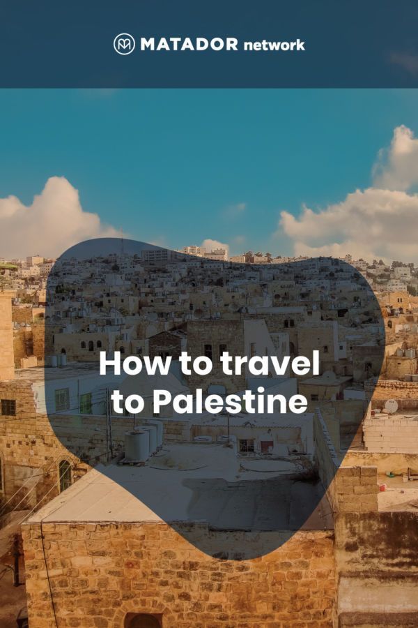 palestine travel advice