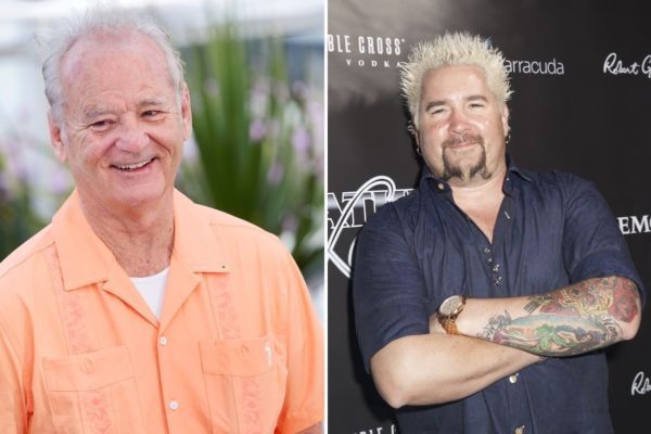Bill Murray and Guy Fieri Nacho Competition for Charity