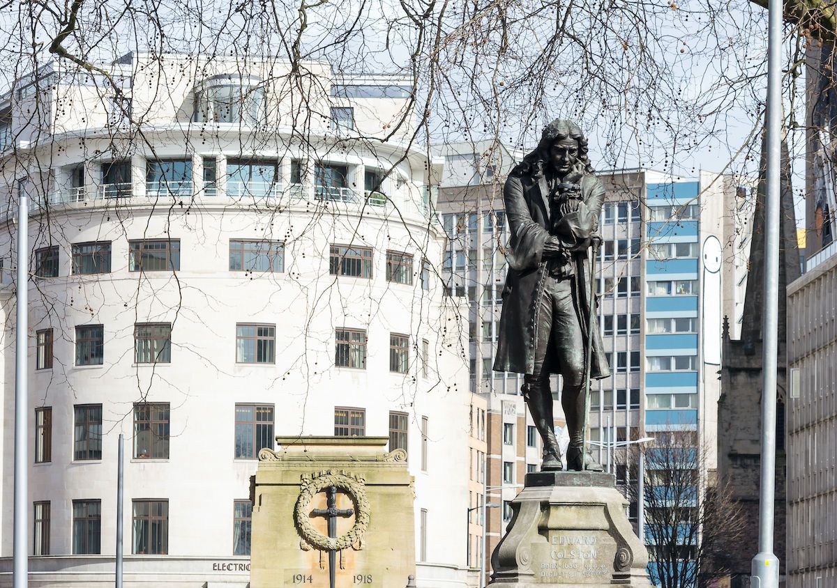 Statue of Slave Trader Torn Down in Bristol