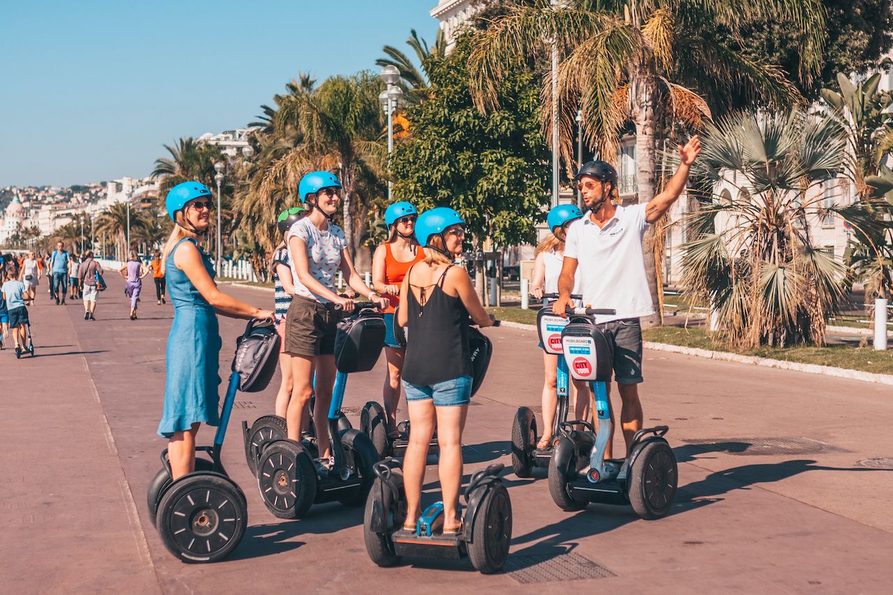 People on Segways