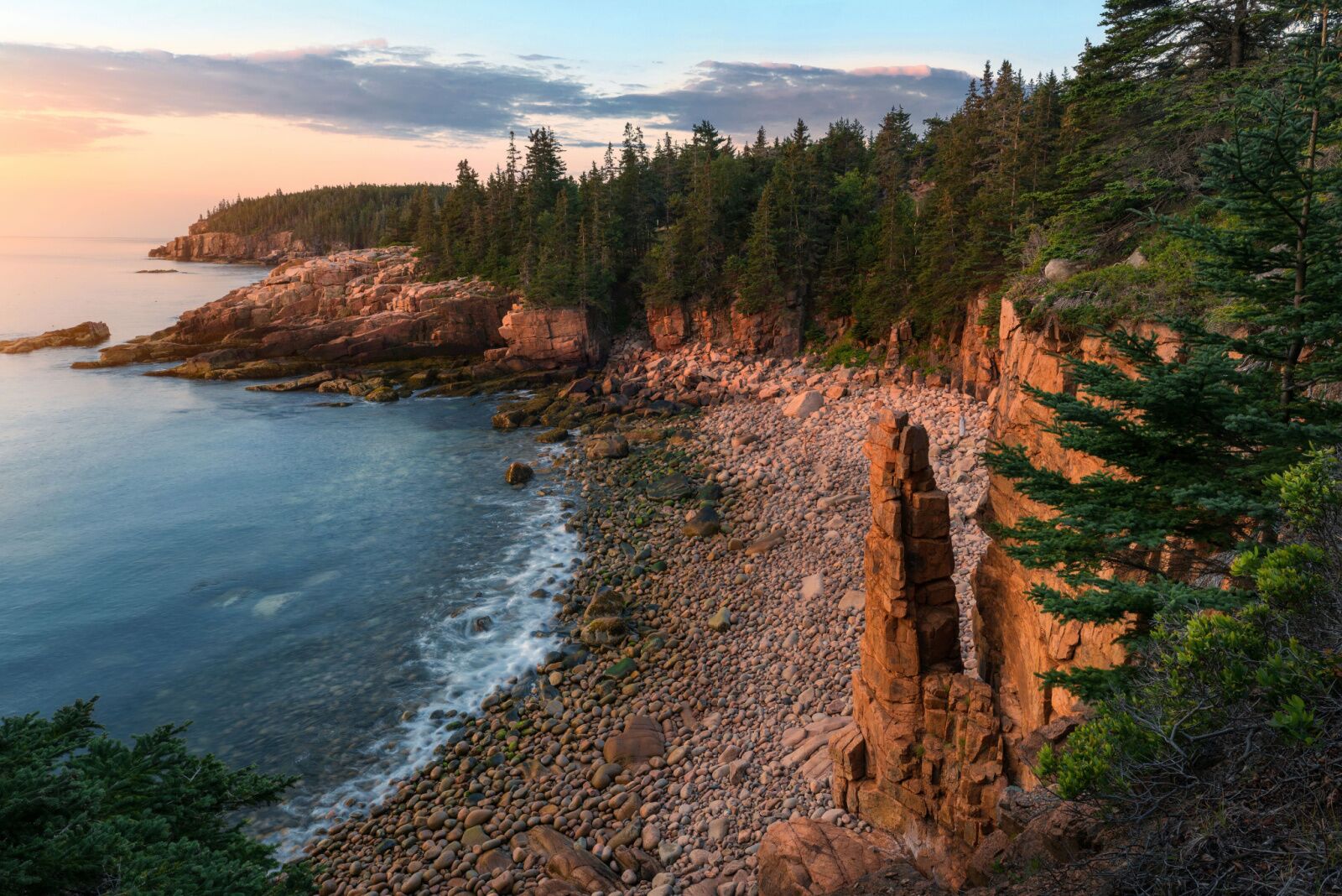 Coastline scene in Acadia National Park