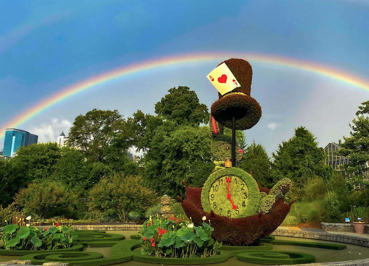 Atlanta Botanical Garden Debuts Alice in WonderlandThemed Exhibit