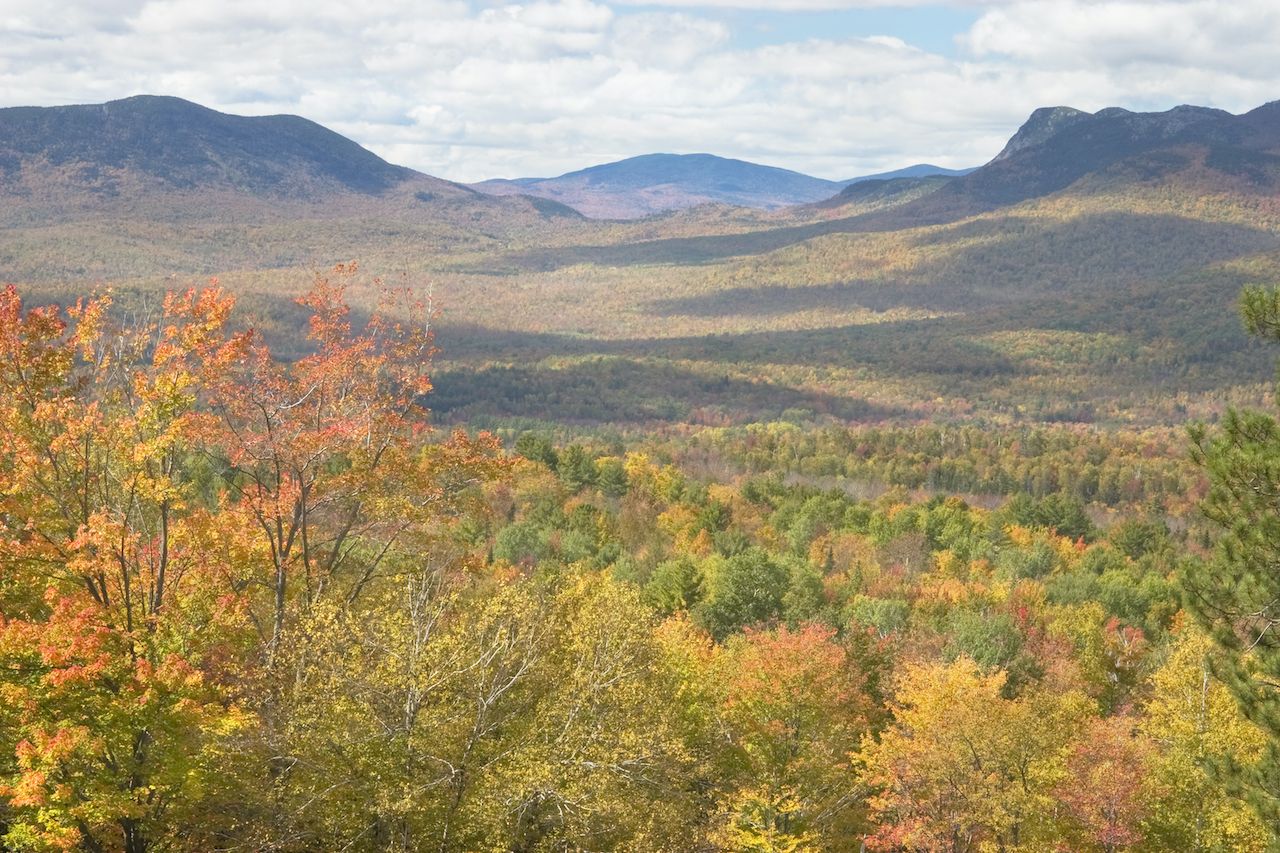 Mount Blue State Park in Maine is one of the best New England state parks for fall foliage