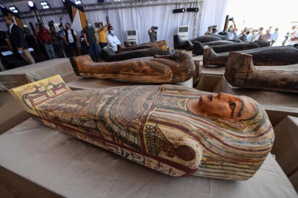 2,600-Year-Old Sarcophagi Discovered in Saqqara, Egypt