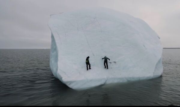 Video Shows Iceberg Flipping on Two Climbers