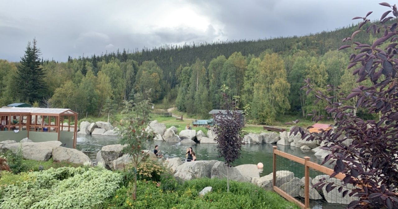 chena springs in fairbanks where you can relax after driving the dalton highway