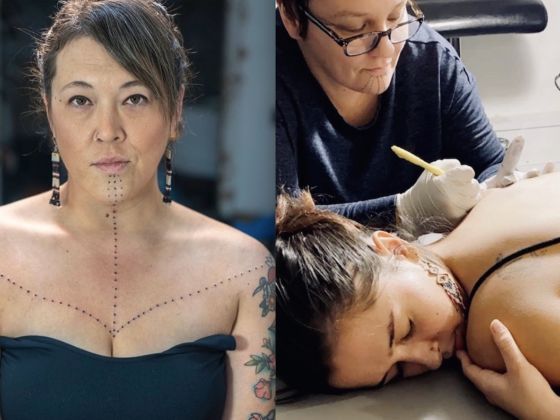 Inuit tattoo's explained by amazing tattoo artist Arsaniq in cbc docum... |  inuit | TikTok