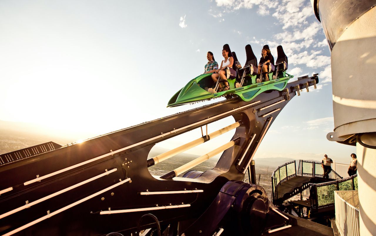 Vegas Stratosphere Ride Review: Riding a Rollercoaster on Top of a  Skyscraper