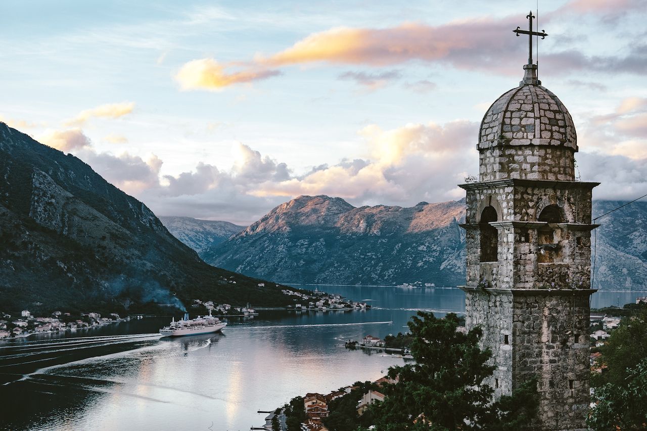 Bay of Kotor in Montenegro