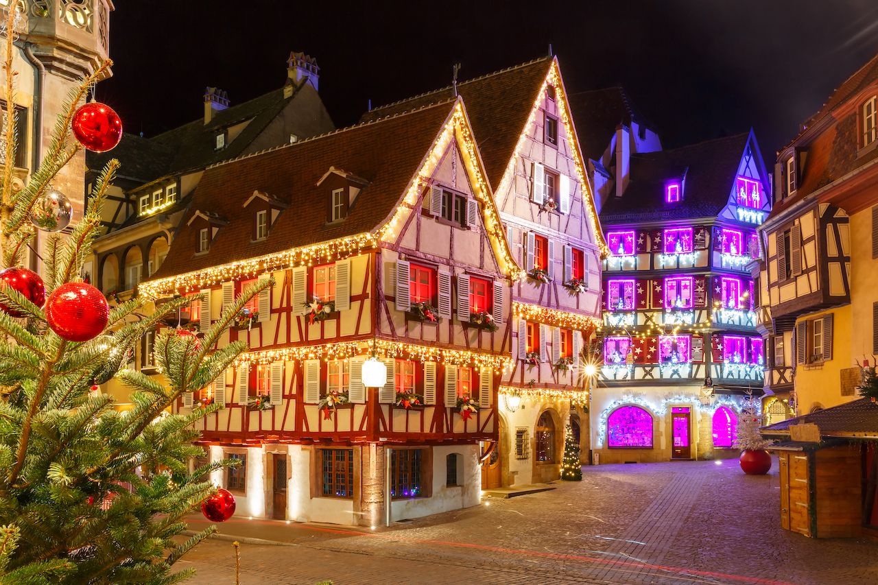 The Christmas lights and markets in Colmar, France make it one of the best places to celebrate Christmas in Europe