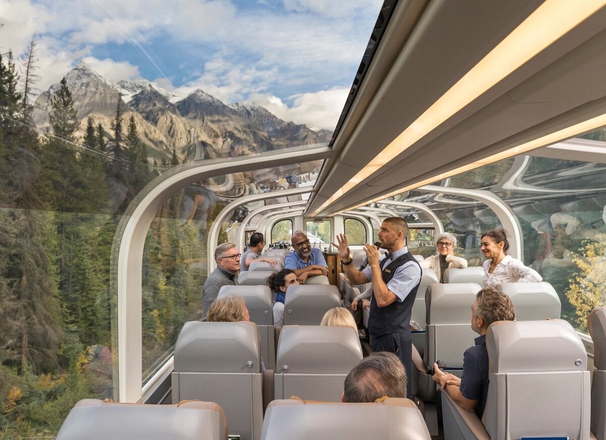 New GlassDomed Train Through the Rocky Mountains and Red Rocks