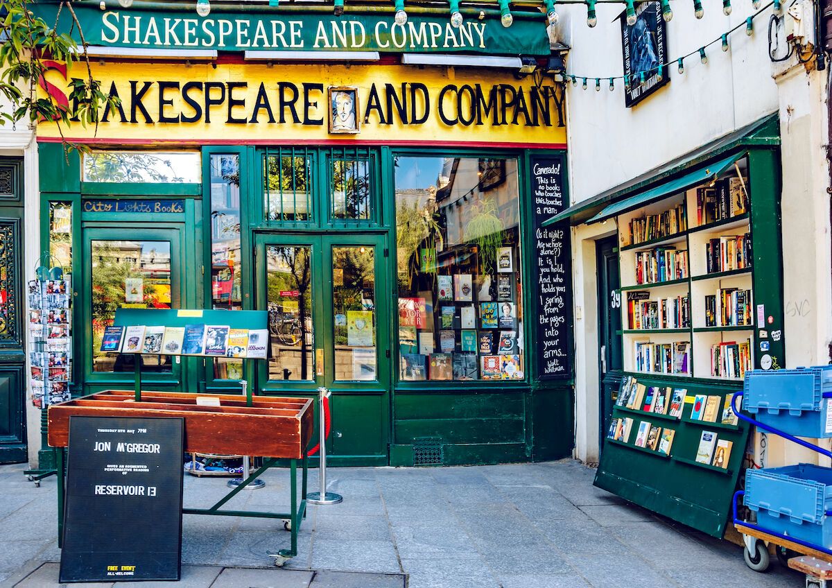 Shakespeare and Company Paris Bookstore