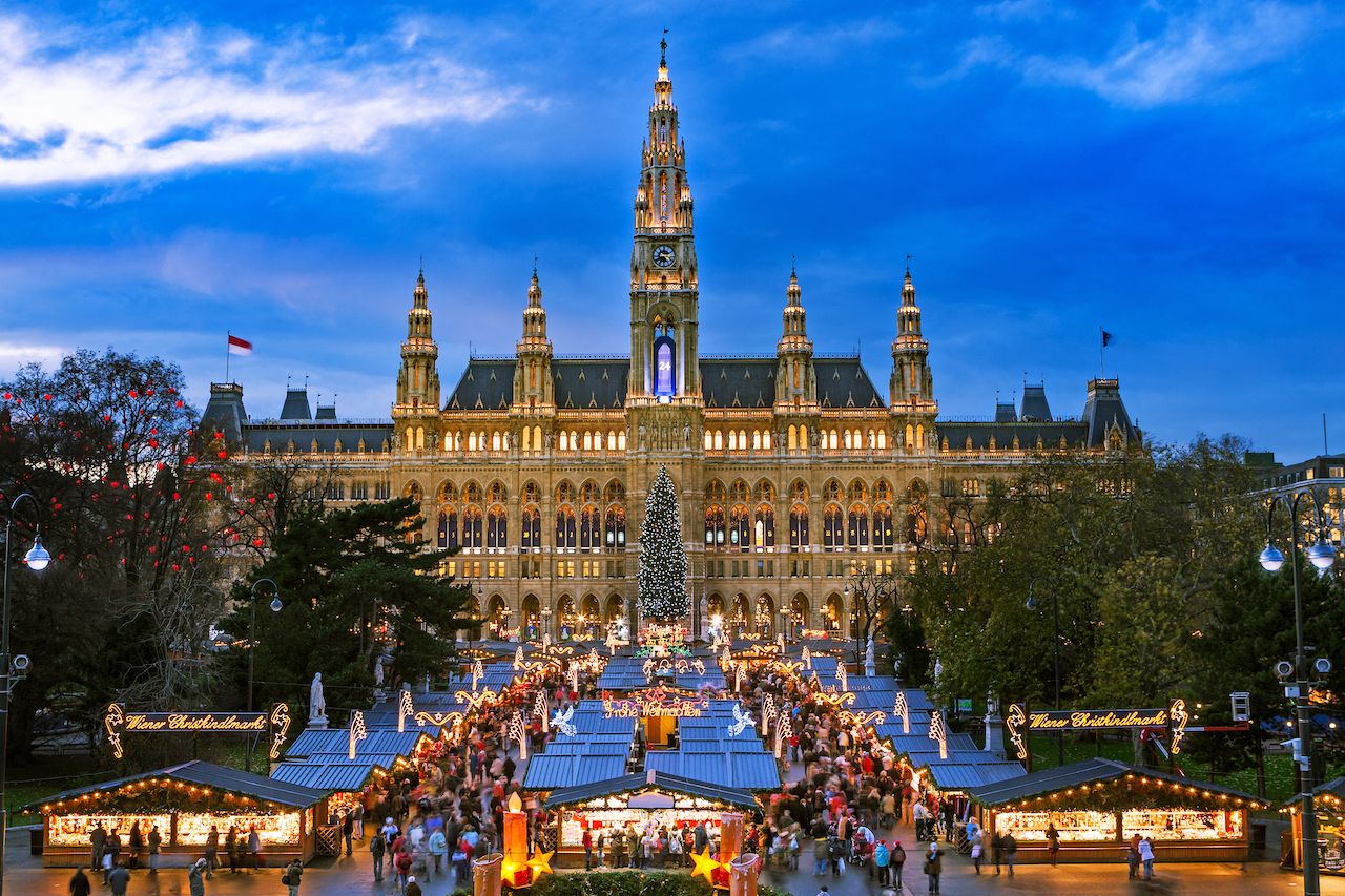 Christmas Market in Vienna, one of the best places to spend a Christmas in Europe