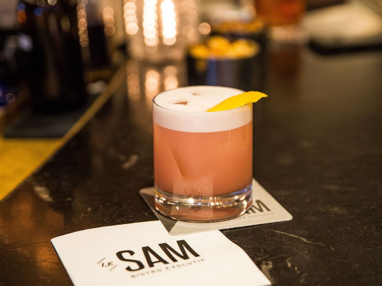 Cocktail at Le Sam, Bistro Evolutif