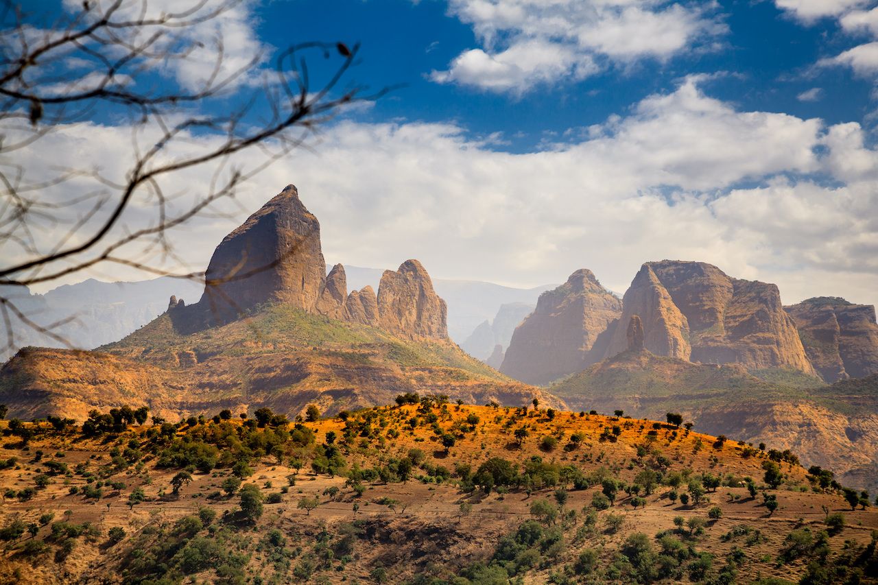 landscape in ethiopia