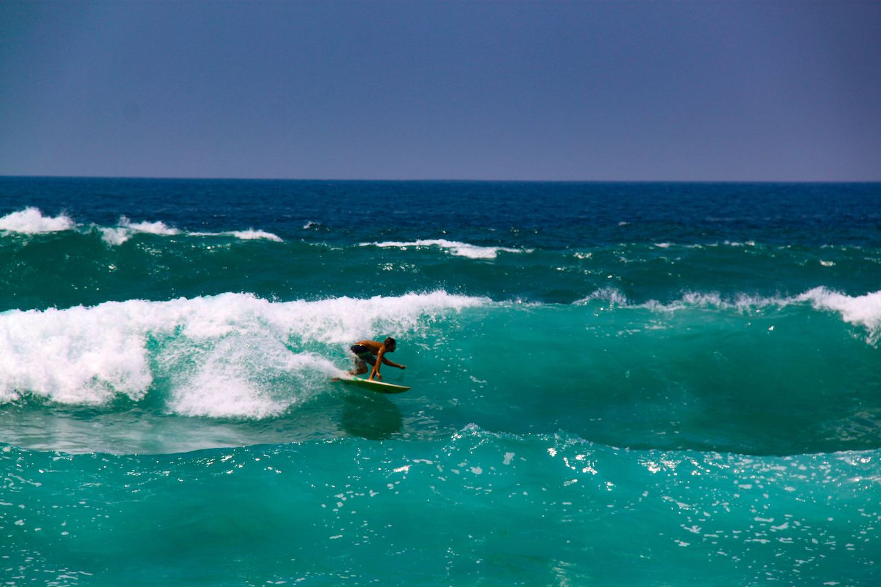 Surfing in Puerto Escondido