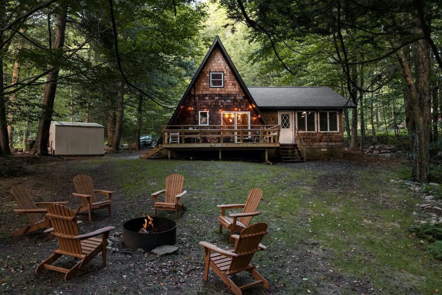The Little A Airbnb cabin rental in Pennsylvania