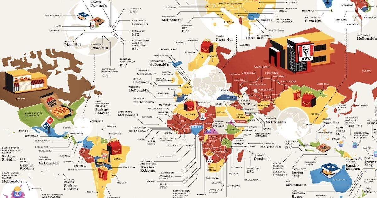 the-most-popular-fast-food-chain-in-every-country