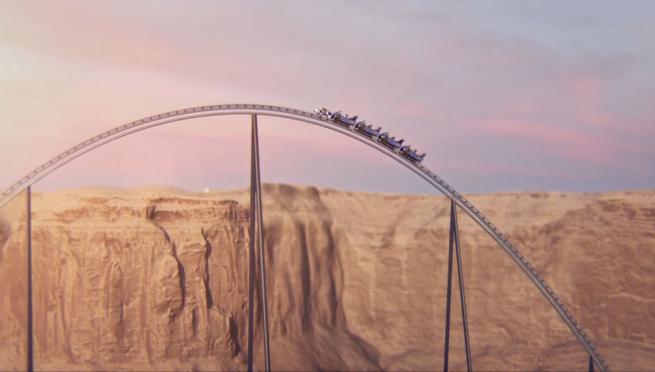Fastest Roller Coaster in the World in Saudi Arabia