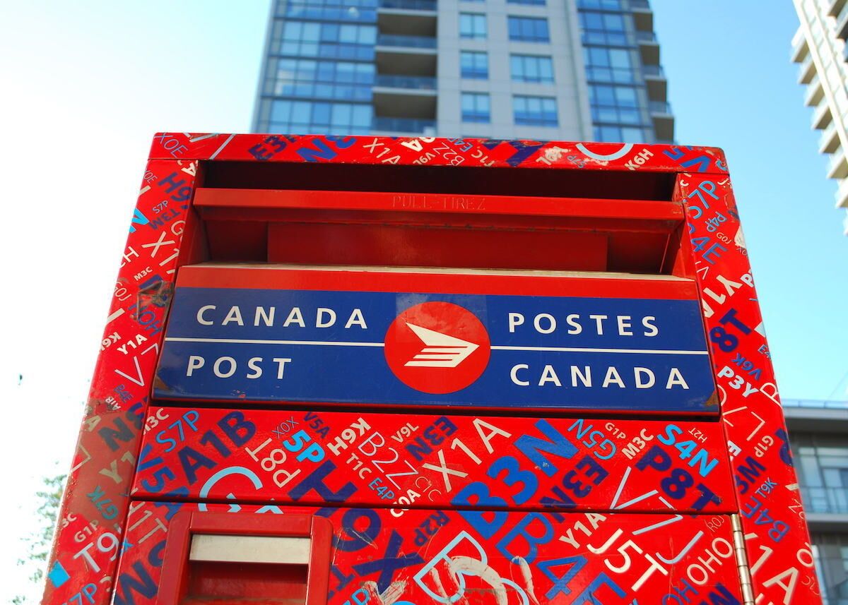 Canada Post Is Sending Canadians Prepaid Postcards