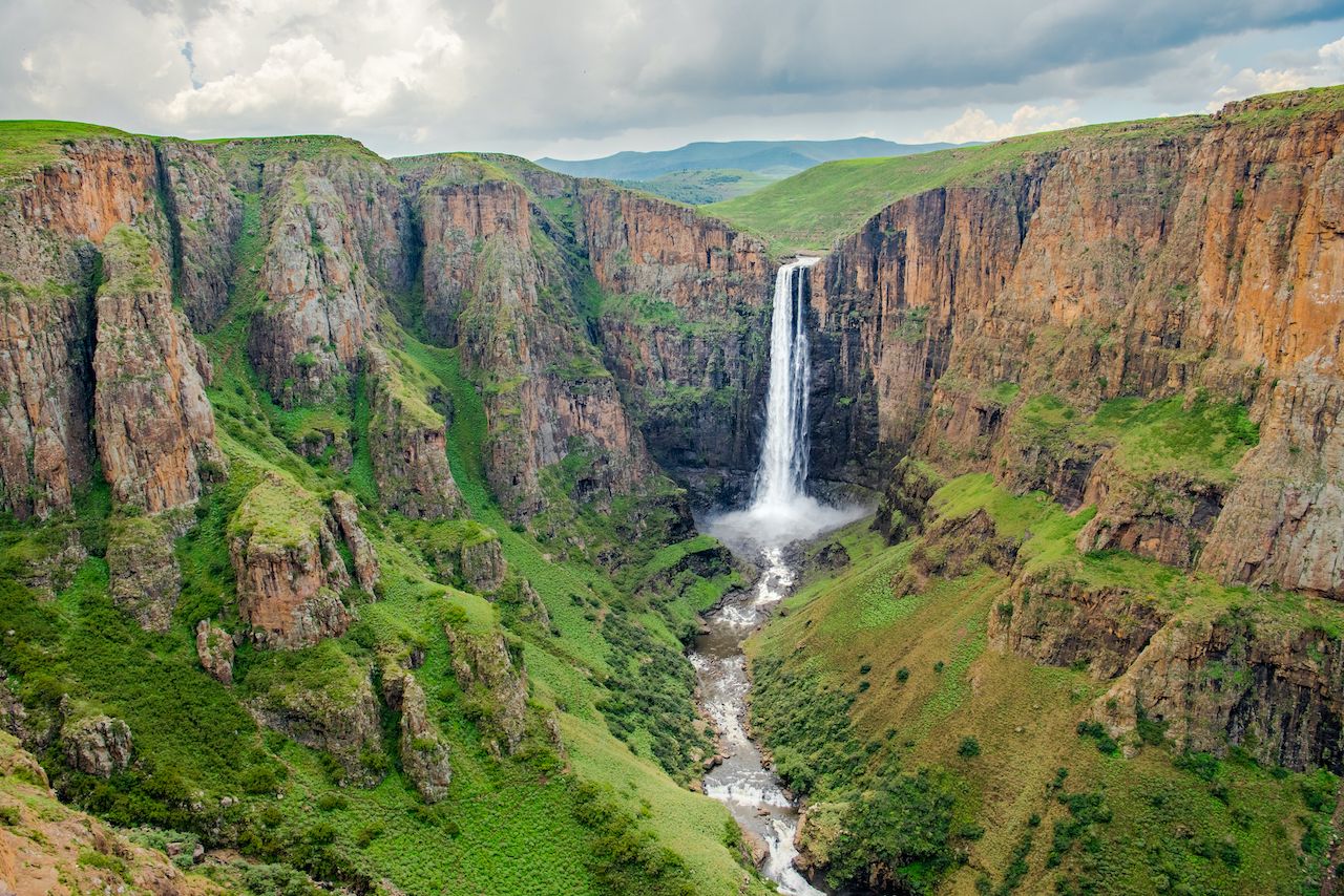 Maletsunyane Falls in Lesotho 