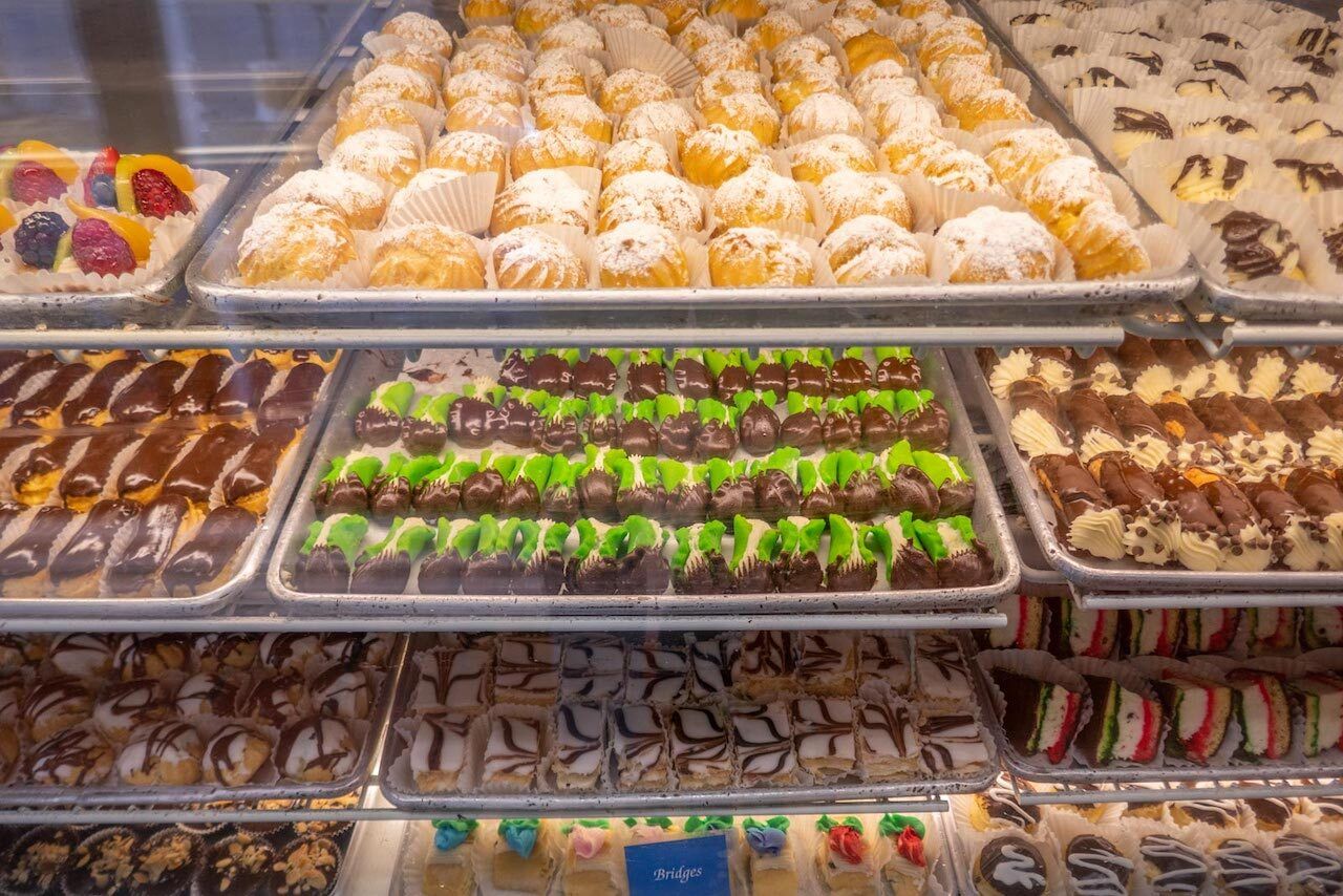 Mini pastries from Zeppierei and Sons, Bronx bakeries