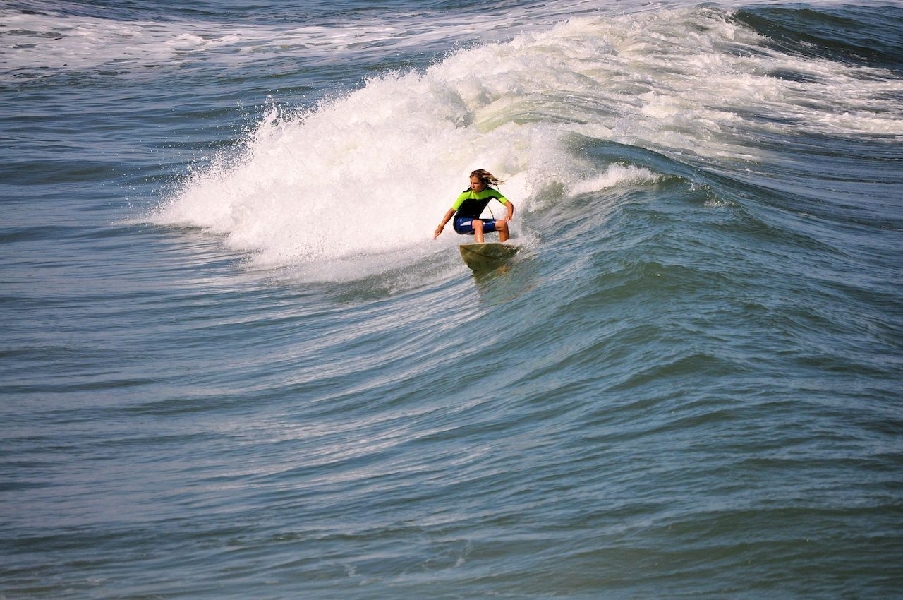 Surfer in North Carolina