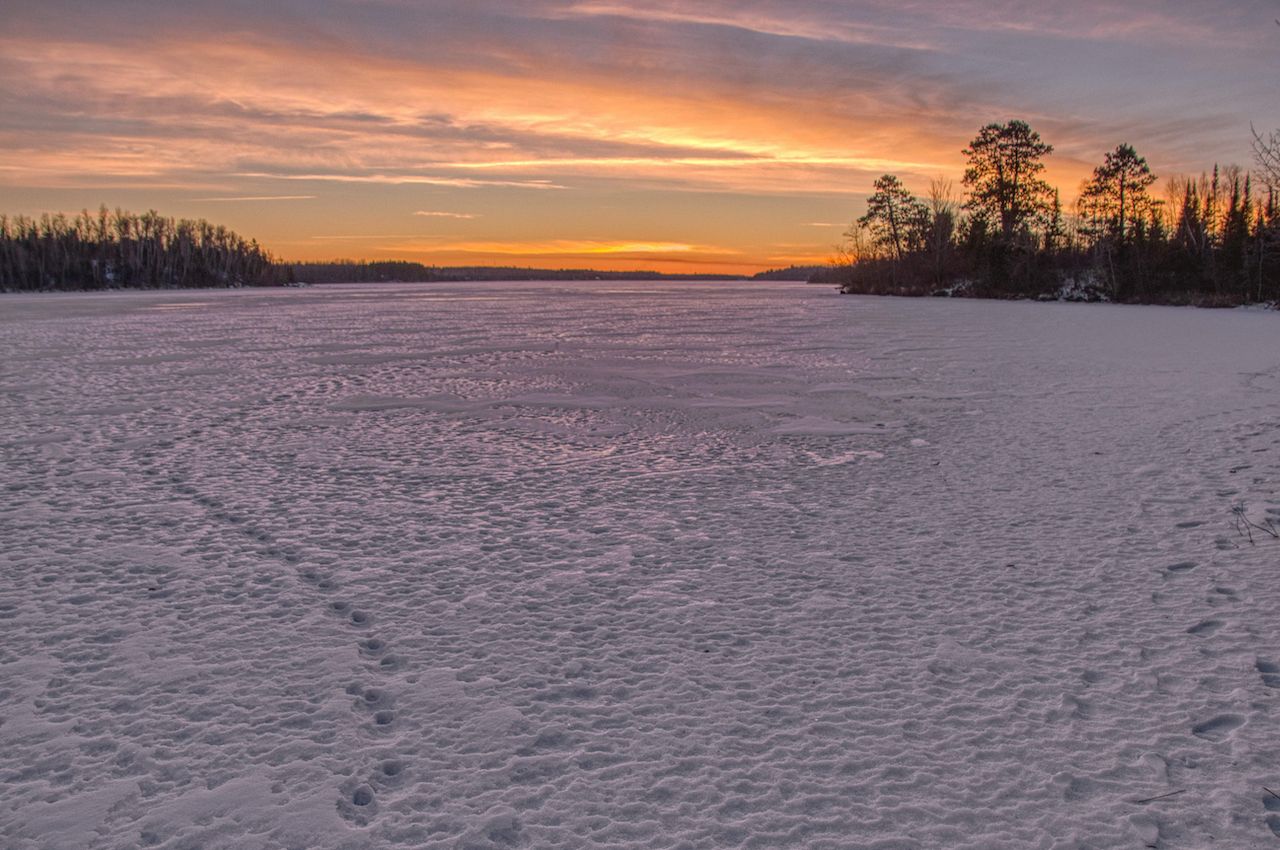 Winter in the Boundary Waters Canoe Area