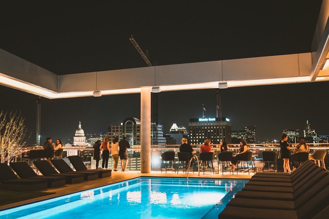 Austin rooftop pool bars