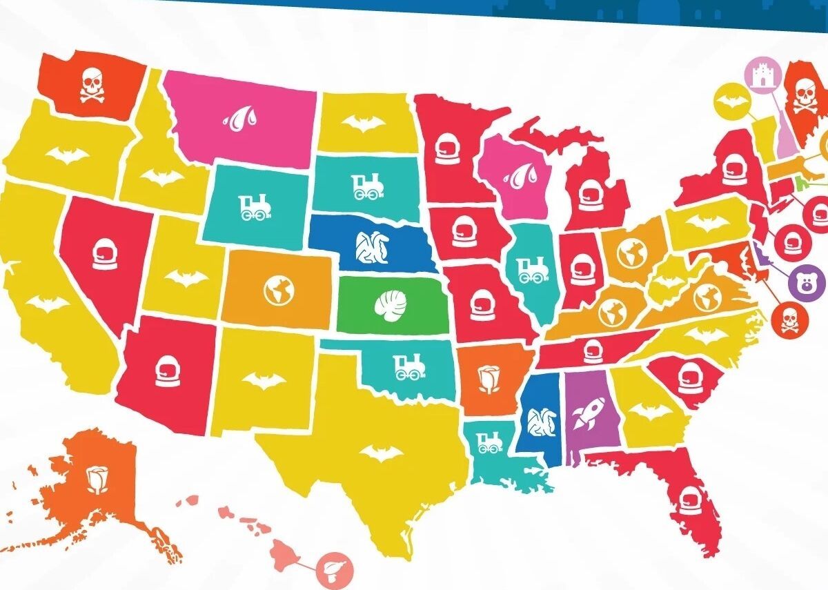 This Map Shows the Most Popular Disney Ride in Every US State Matador