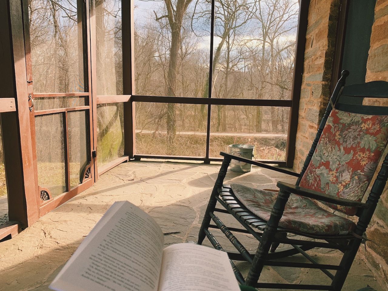 Lockhouse patio on the C&O canal