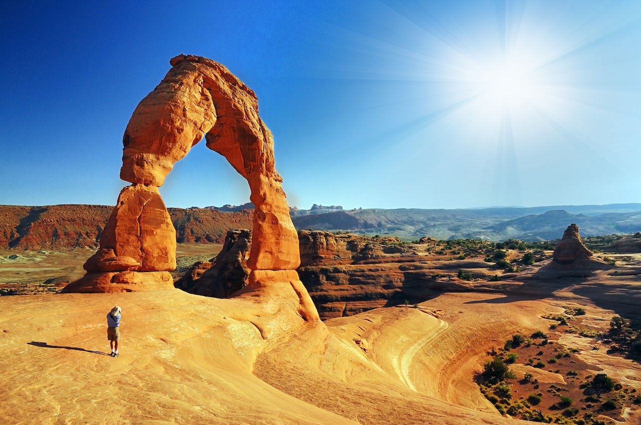 Beautiful Arches National Park, Utah Canyon Country