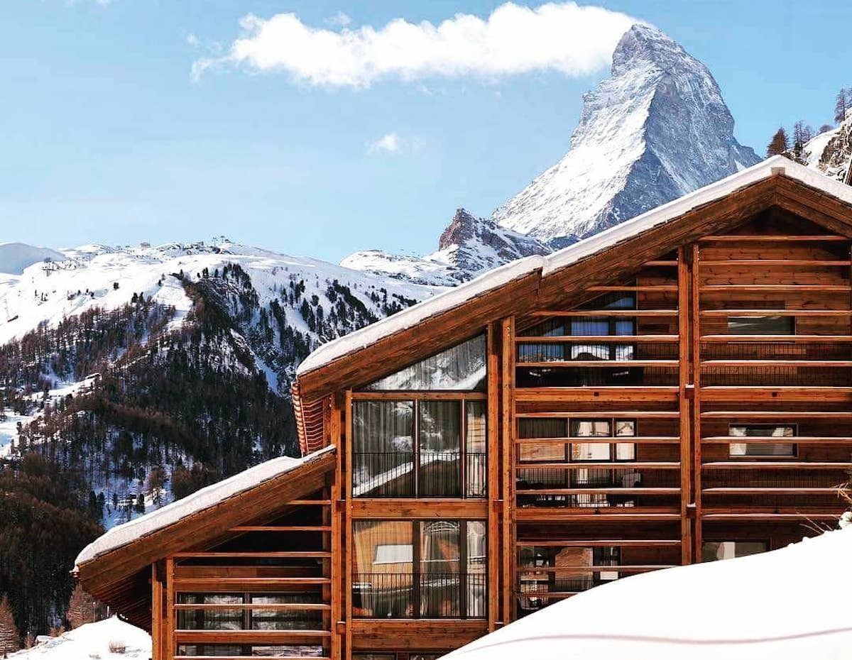 22 Summits Hotel in Zermatt is one of the best places to stay in Switzerland, Switzerland views