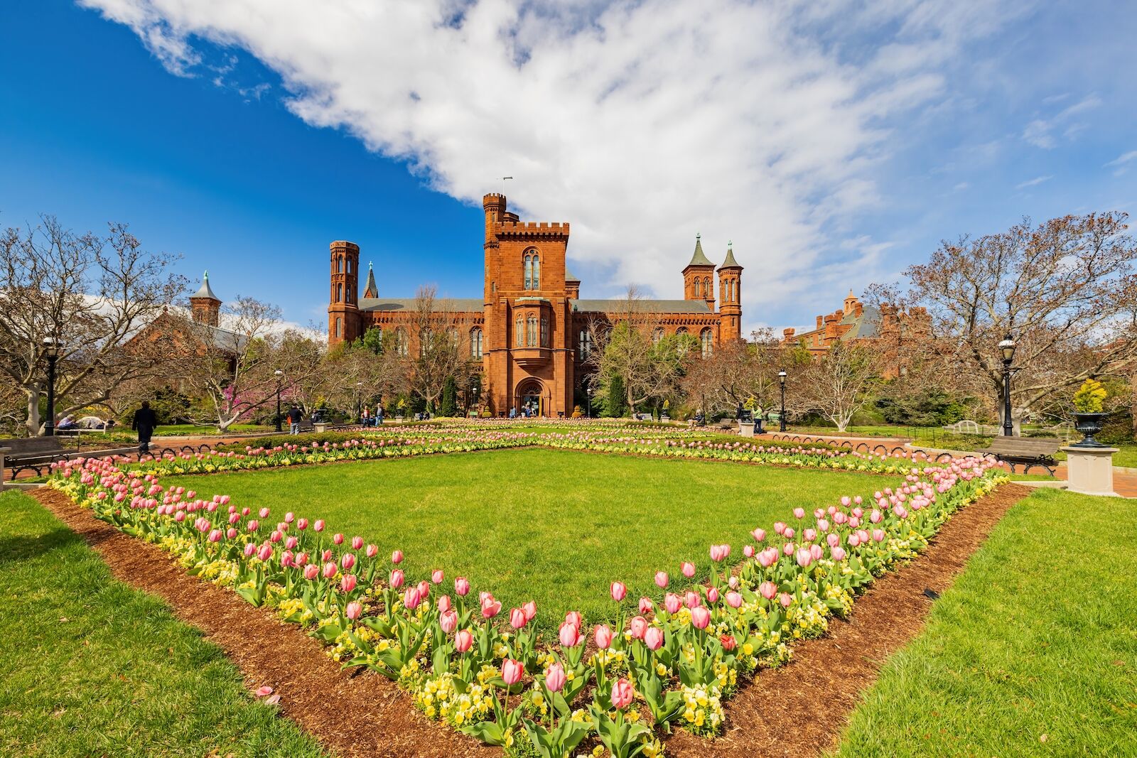 The Enid A. Haupt Garden is one of the Smithsonian Gardens