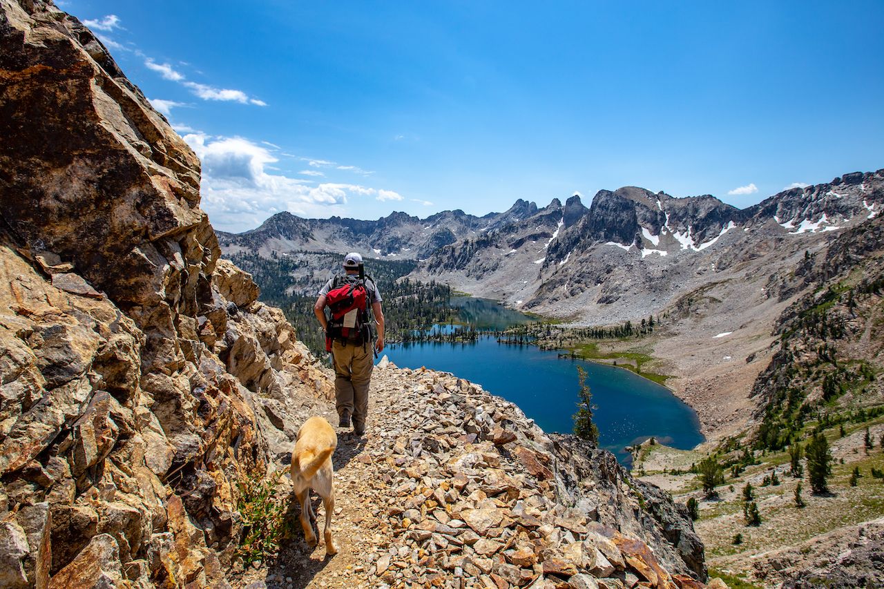 Hiking,In,The,Sawtooth,Mountains,,Idaho, hikes in the Sawtooth