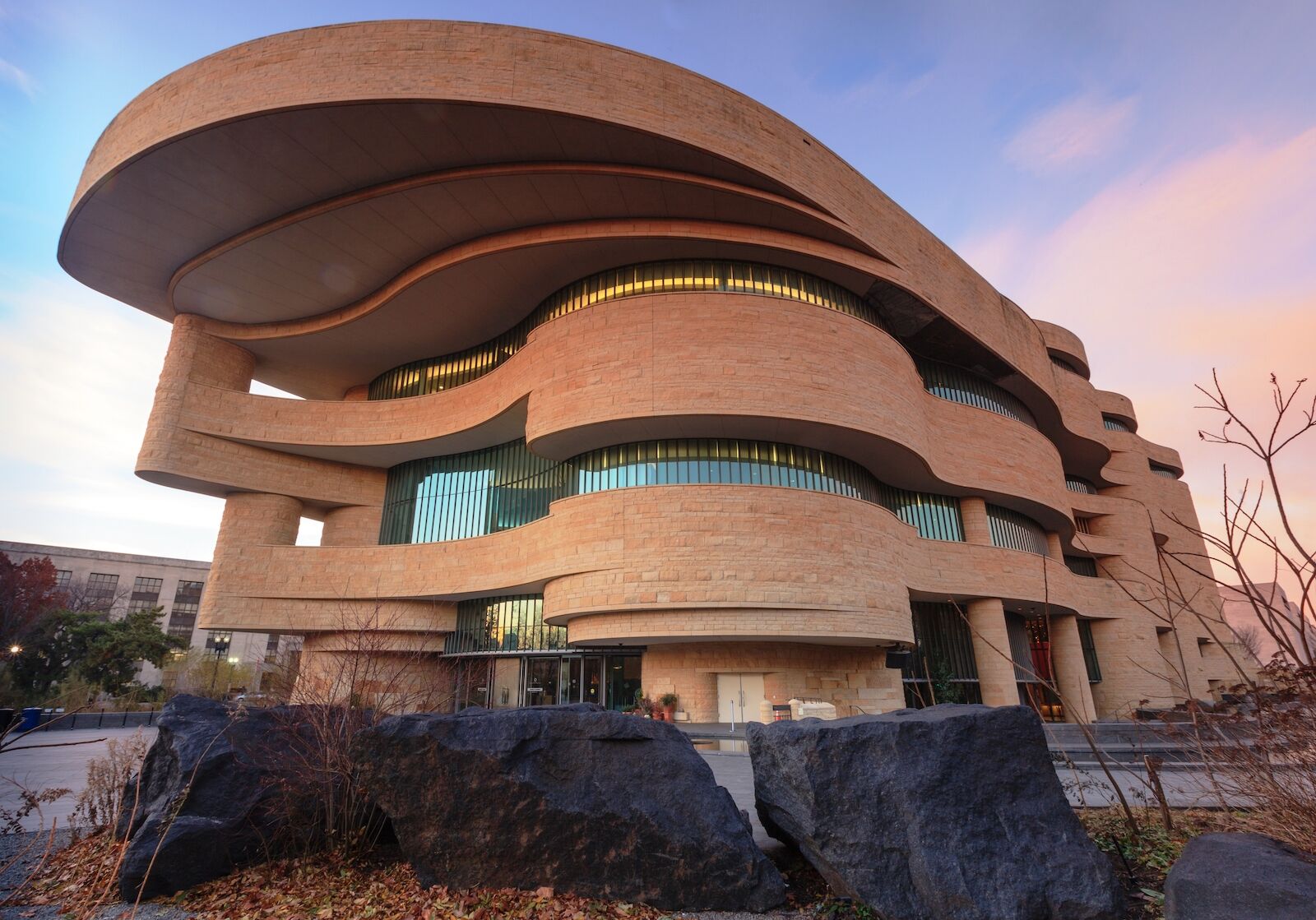 The National Museum of the American Indian is a Smithsonian museum