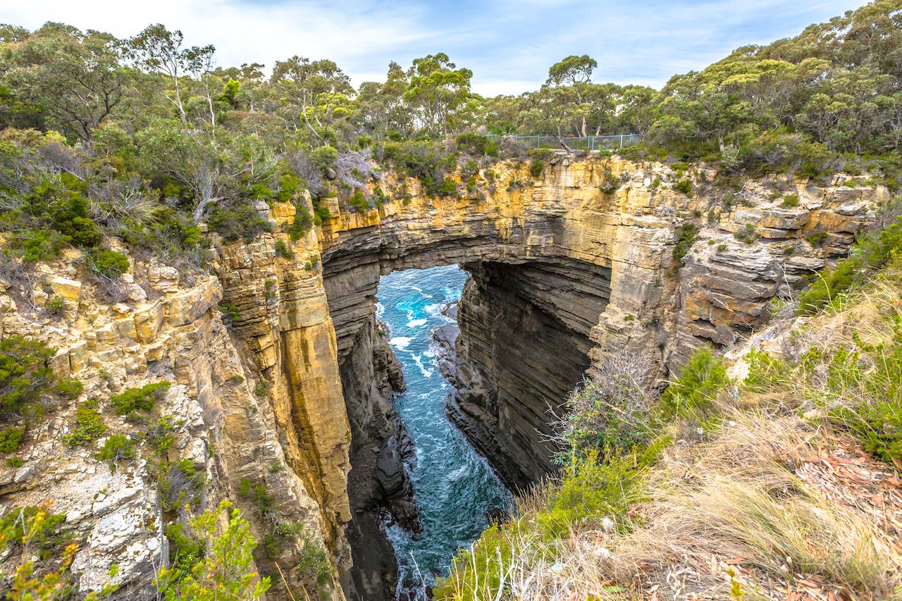 Tasman,Arch,Is,An,Unusual,Geological,Formation,Found,In,The, Things to do in Tasmania 