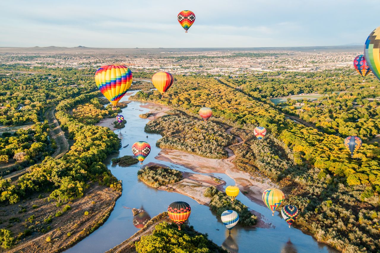 hot air balloon festival new mexico october 2021